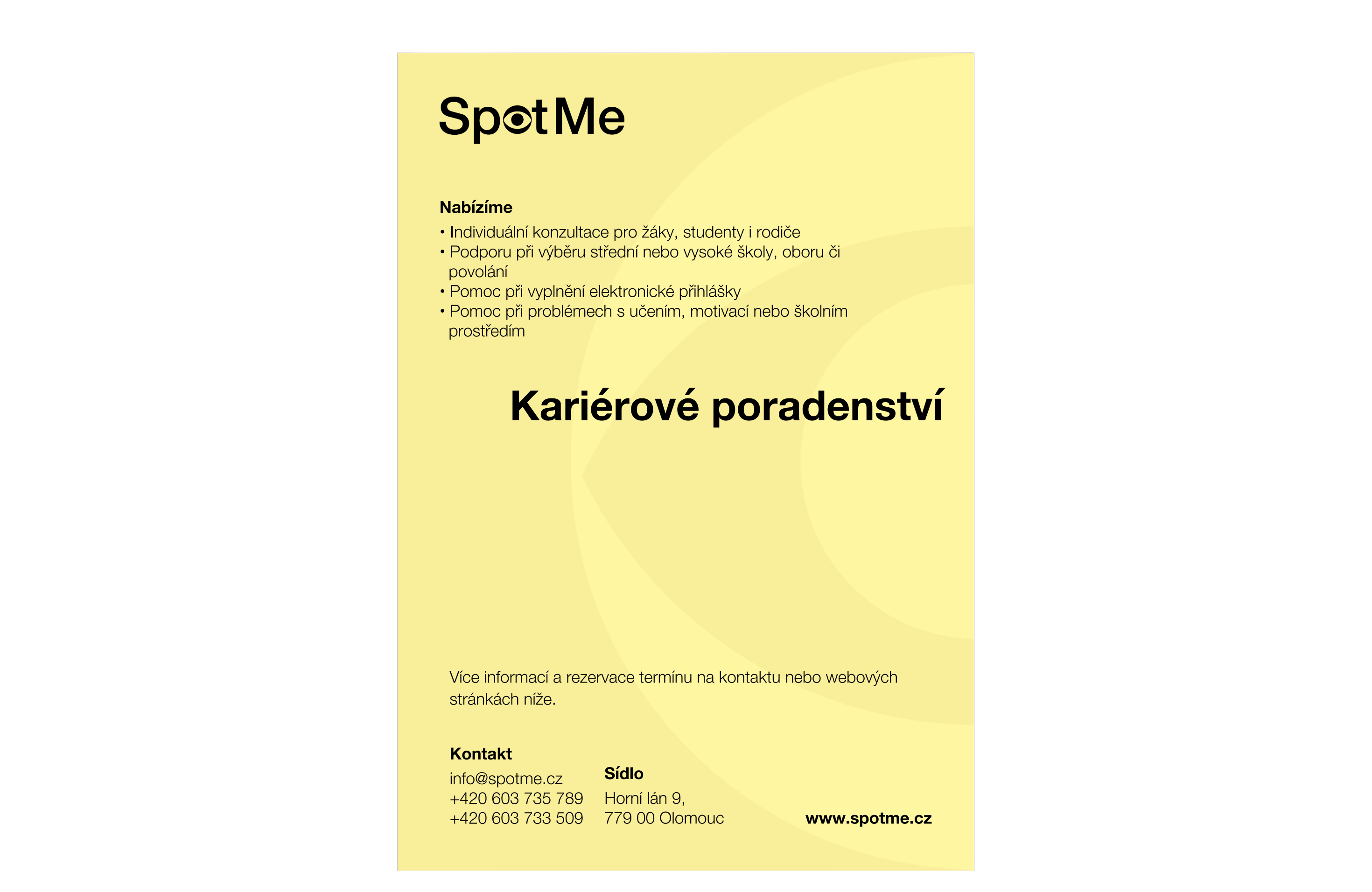 Plakát Karierové poradenství